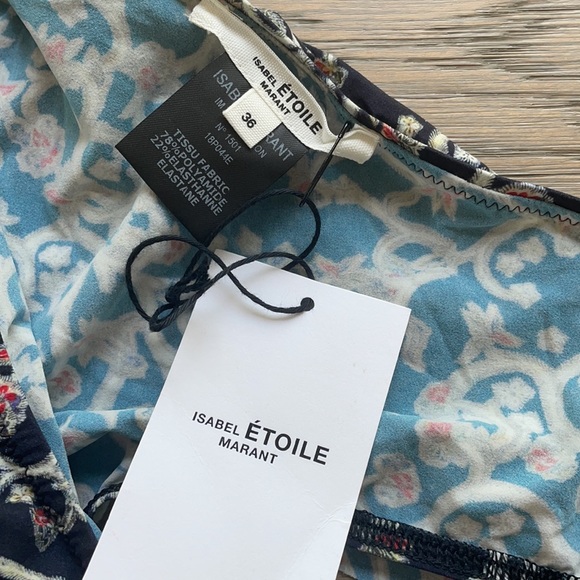 BNWT Isabel Marant Ruffle one shoulder one piece - Picture 9 of 10